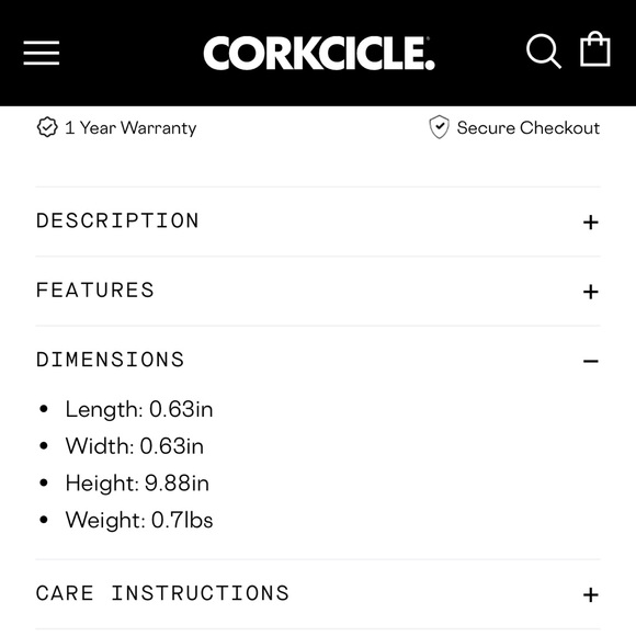 EUC Corkcicle TUMBLER STRAW 2-PACK
REUSABLE STAINLESS STEEL in Prism - Picture 3 of 9